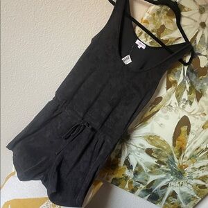 Goldie French Terry Romper . Charcoal grey . New with Tags